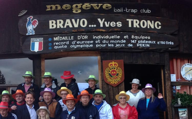 remise des prix ball trap Megève coupe aallard aout 2014