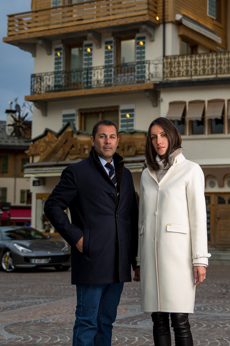 AAllard dresses the Whole Megève : Amandine et Arnaud Gauduel