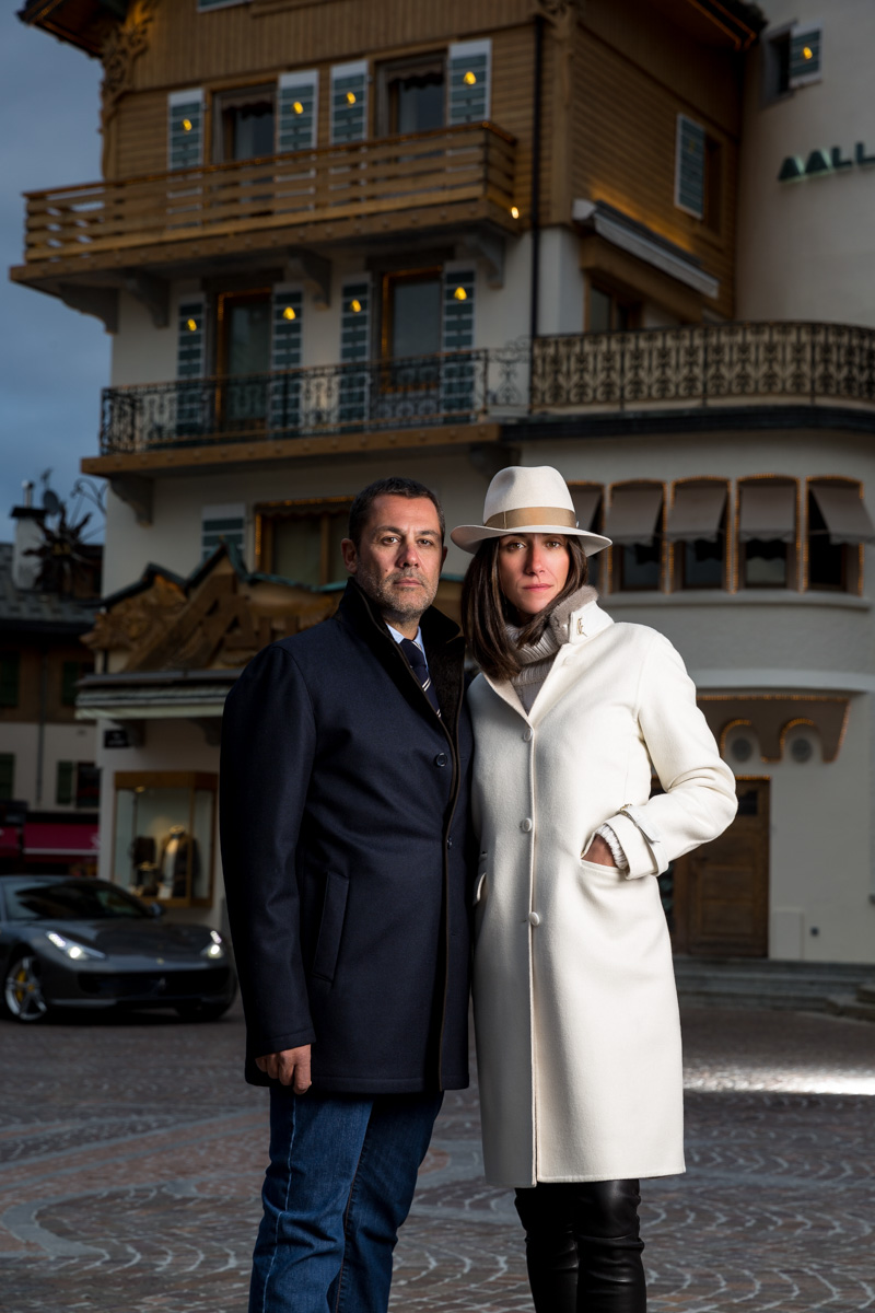 AAllard dresses the Whole Megève : Amandine et Arnaud Gauduel