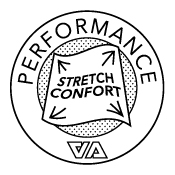 AAllard de Megève logo Stretch Performance fabric
