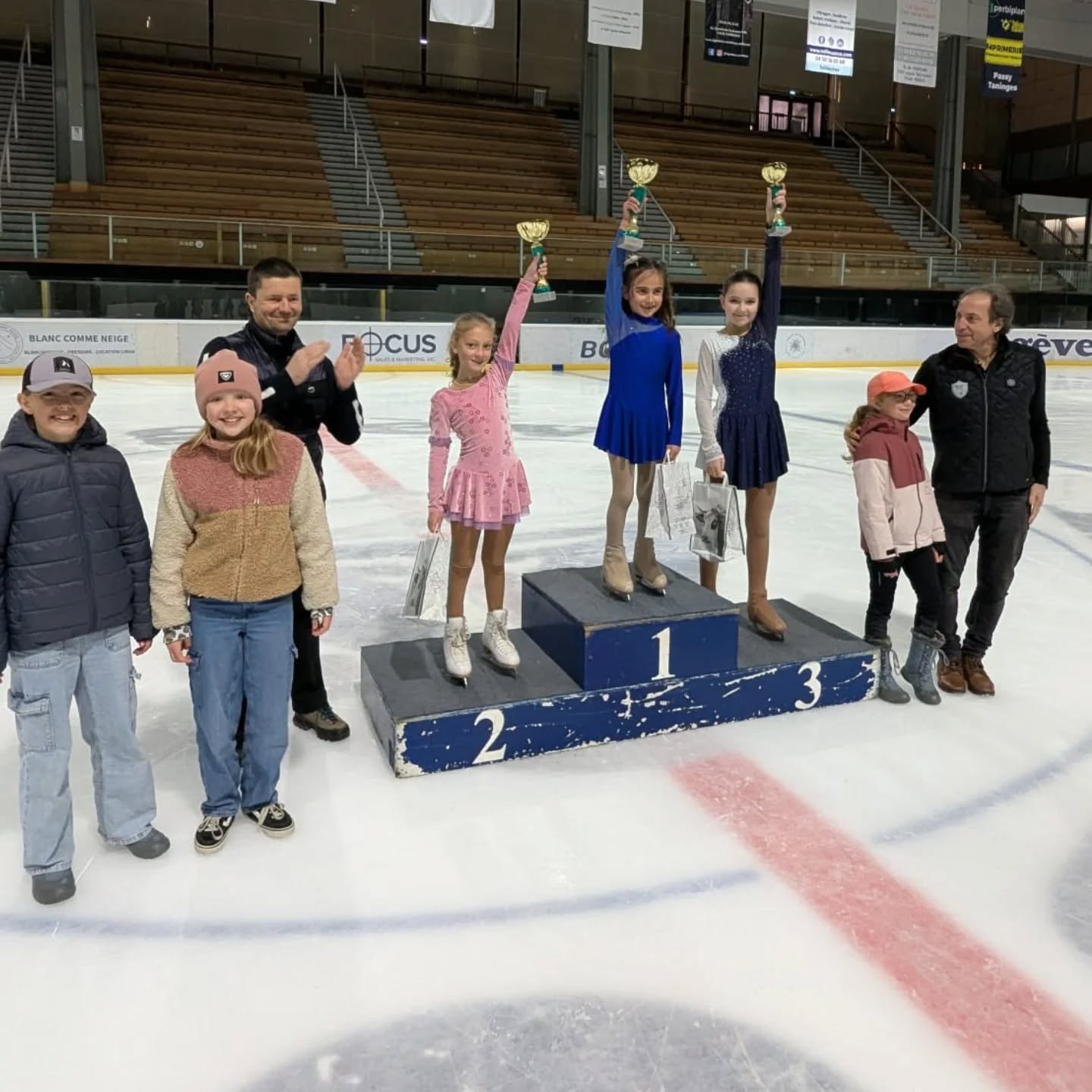 Coupe du Club Patinage Artistique - podium