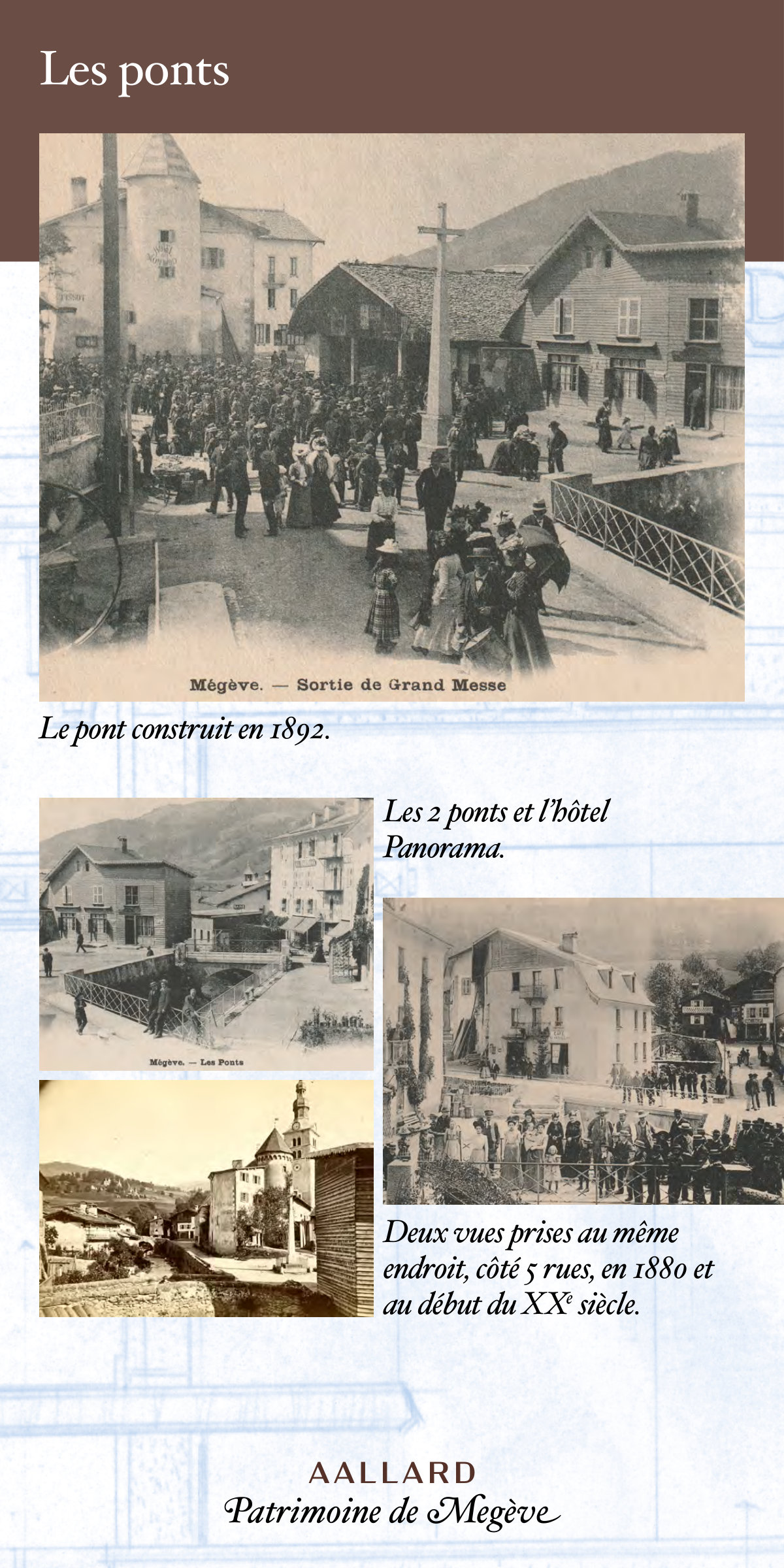 Panneau 11 : Les ponts, 1880 et début du XXe siècle